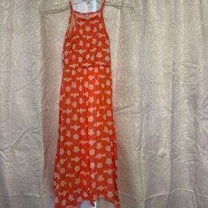 Cat & Jack Coral and Cream Dress